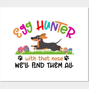 Dachshund Easter Egg Holiday Posters and Art